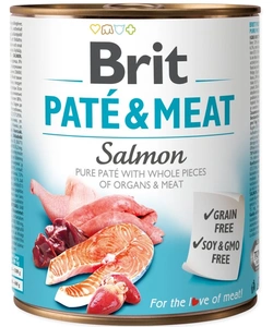 Brit Pate &amp; Carne de somon 800 g