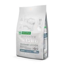 Nature's Protection Superior Care Câini albi GF Pește alb Adult Mic 1,5 kg