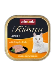 Animonda Vom Feinsten Adult Cat Pui și Vițel 100g