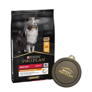Purina Pro Plan Medium Adult Optibalance, pui și orez 14 kg + bol GRATUIT!!
