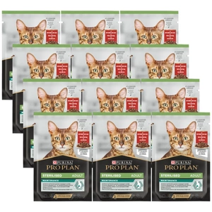 Purina Pro Plan Sterilizat cu carne de vită pentru pisici 12x85g