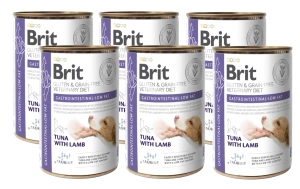BRIT GF Veterinary Diets Dog Gastrointestinal Low Fat 6x400g - hrană umedă pentru câini