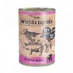 Wiejska ZagrodaPentru căței Carne Festin 400g