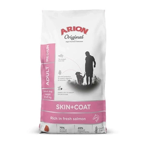 ARION Original Skin & Coat Adult somon și orez rasă medie 2 kg