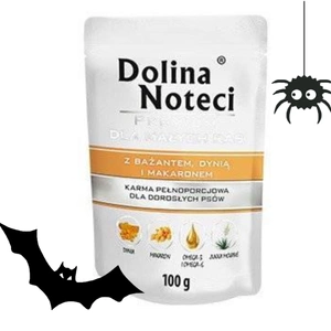 Dolina Noteci Premium pentru câini de talie mică cu fazan, dovleac și tăiței 100g