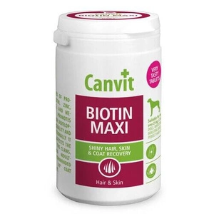 Canvit Biotin Maxi Preparat pentru o blană sănătoasă și strălucitoare în comprimate pentru câini 230g