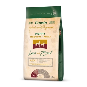 FITMIN Medium Maxi Puppy Lamb &amp; Beef 12 kg