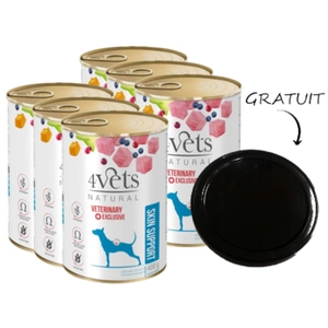 4Vets Suport pentru pielea câinilor 6x400 g