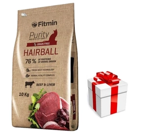 Fitmin Purity Hairball Carne de vită 10 kg