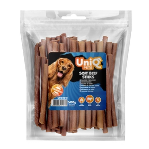 UNIQ PETS snacks-uri pentru câini 500g Beef sticks