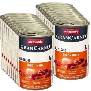 Animonda GranCarno Junior Carne de vită + Pui 18x400g