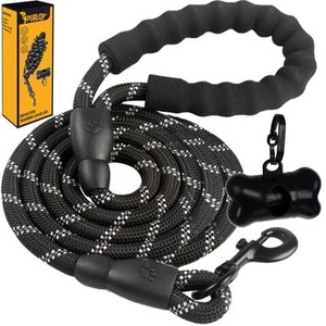 PURLOV-Lanyard pentru câine mare, cablu reflectorizant gros 5 m