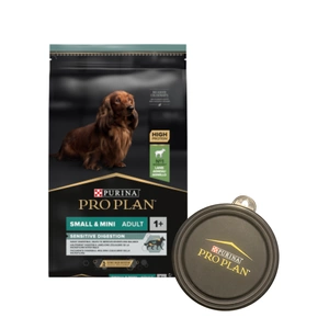 PRO PLAN Sensitive Digestion Hrană pentru câini mici și mini bogată în miel 7kg + Bol GRATUIT!!!