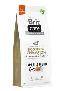 BRIT CARE Dog Hypoallergenic Dog Show Champion Salmon & Herring 12kg + LAB V 500ml - 5% off !!!