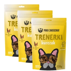 PAKA ZWIERZAKA - Gustări pentru dresajul câinilor 3x120g