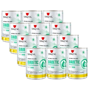 Disugual Hrană umedă pentru câini Veterinary DIABETIC Pui (adult) 12x400g