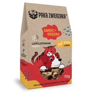 Paka Zwierzaka Delicatese liofilizate Samo Mięsko LAMA 70g