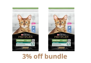 Purina Pro Plan Sterilizat Adult Iepure 2x10kg