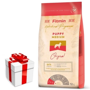 FITMIN Catel Mediu 12kg + SURPRIZA PENTRU CAINE