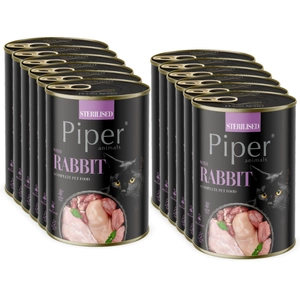 DOLINA NOTECI Piper pentru pisici sterilizate cu iepure 12x400g