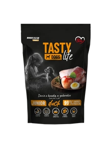 Tasty Dogs Life Junior rață jeleu plat 500g