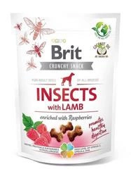 Brit Care Dog Crunchy Cracker Insecte bogate în carne de miel 200g