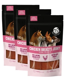 PetRepublic gustare din piept de pui pentru câini 3x100g