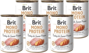 Brit Mono Protein cu curcan și cartofi dulci 6x400g