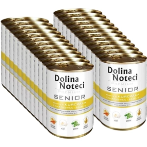 Dolina Noteci Premium Senior Pui cu morcov și busuioc 24x400g