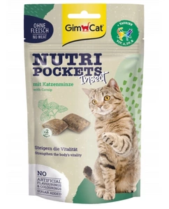 GIMCAT NUTRI POCKETS Tratament pentru pisici și insecte 60g