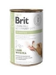 Brit Grain Free Veterinary Diet Dog Diabetes Cu miel și mazăre 400g