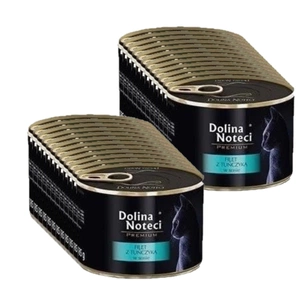 Dolina Noteci Premium Pentru pisică File de ton în sos 24x185g