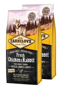 Carnilove Fresh Chicken Rabbit Adult 2x12kg