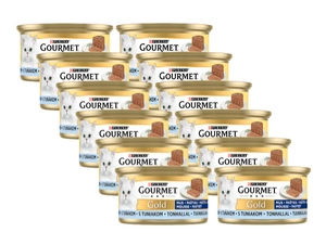 Purina Gourmet Gold mousse cu ton 12x85g