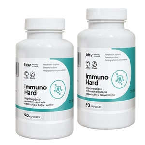 LAB-V Immuno Hard – Stimulent imunitar pentru câini și pisici, 2 x 90 capsule