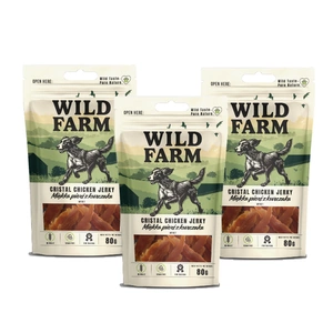 WILD FARM piept de pui moale 3x80g gustare pentru câini