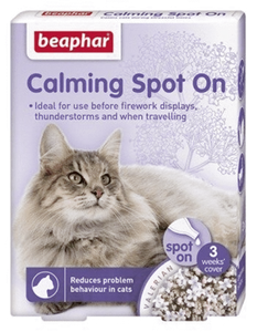 BEAPHAR Calming Spot On Picături calmante pentru pisici 3x0,4 ml