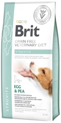 Brit Grain Free Veterinary Diet Dog Struvite Ouă cu mazăre 12 kg