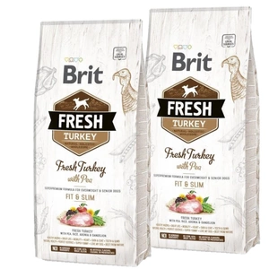 Brit Fresh Turkey & Pea Adult Fit & Slim 2x12kg