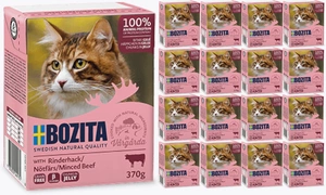 BOZITA Pisica Carne de vită tocată în Jeleu 16x370g