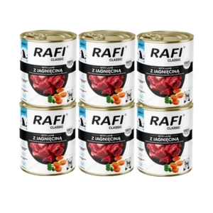 DOLINA NOTECI Rafi Classic hrană umedă pentru câini cu miel 6x800 g