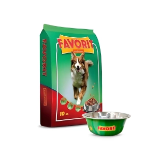 Favorit hrană uscată pentru câini cu carne de vită 10 kg + castron GRATUIT !!!