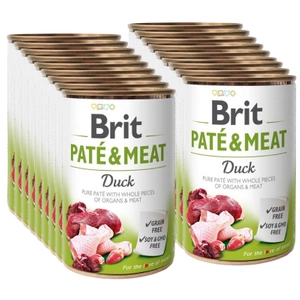 Brit Pate & Meat Cu rață 18x400g