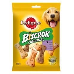 Pedigree Biscrok Biscuiti pentru caini adulti in forma de oase cu carne de miel, pui si vita 200g