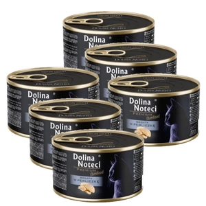 DOLINA NOTECI Premium Sterilizat pentru pisici, bogat în bibilică 6x185g