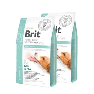Brit Grain Free Veterinary Diet Dog Struvite Ouă cu mazăre 2x2kg