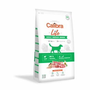 Calibra Dog Life Adult Medium Lamb 12 kg + SURPRIZĂ PENTRU CÂINELE TĂU !!!