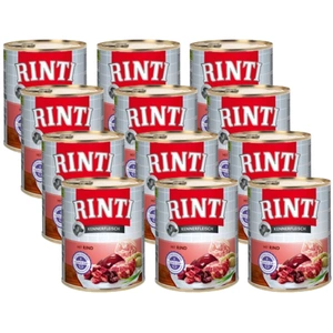 Rinti Kennerfleisch hrană umedă pentru câini – carne de vită 12x800g