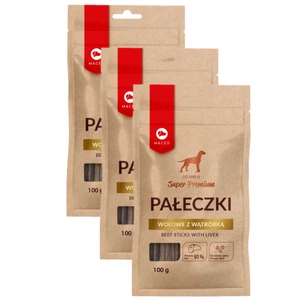 MACED Batoane de carne de vită cu ficat 3x100g