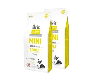 Brit Care Mini Grain Free Adult cu miel 2x2kg